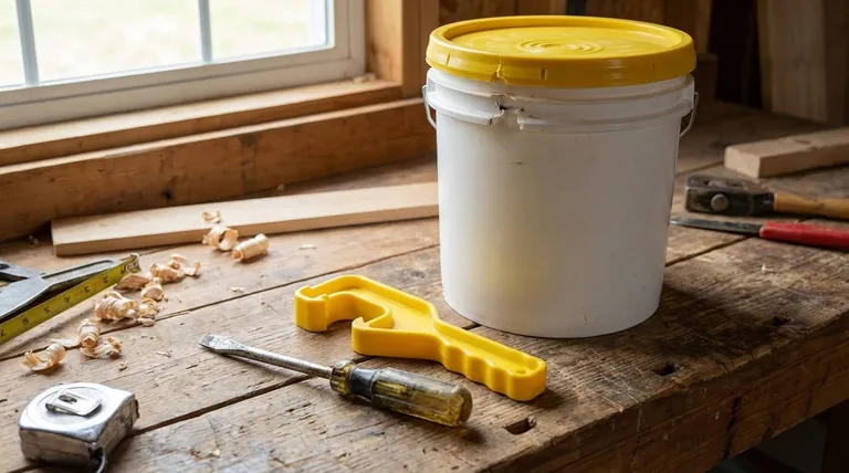 Is it advisable to use a screwdriver instead of a bucket opener? Avoid Injury and Container Damage