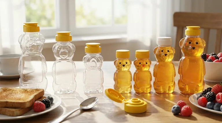 꿀 포장에 사용되는 짜는 병(squeeze bottle)의 이점은 무엇인가요? 깔끔함과 편리함, 그리고 제어력을 확보하세요