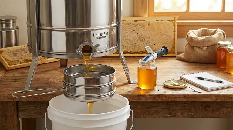 How is the extracted honey collected and tested for quality? A Guide to Purity and Consistency