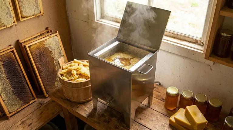 How are the wax cappings from the frames utilized? Turn a Harvest Byproduct into Valuable Goods