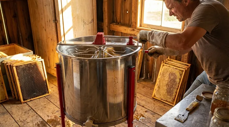 What are the physical demands of a manual honey extractor? A Guide to Effort vs. Reward