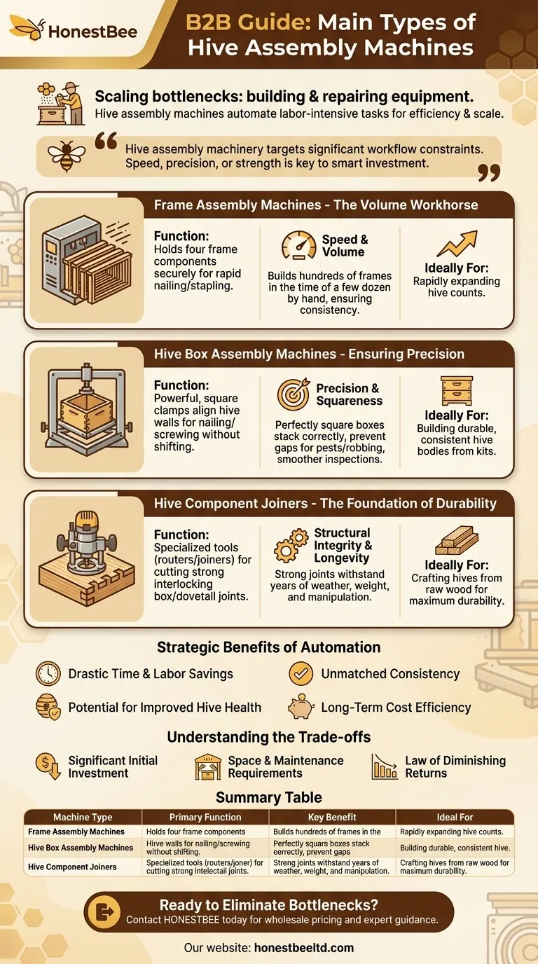 What are the main types of hive assembly machines? Boost Your Apiary's Efficiency & Scale Visual Guide