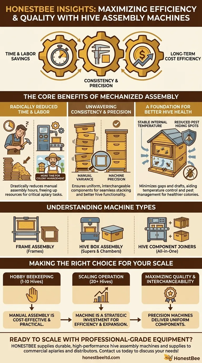 What are the key benefits of using hive assembly machines? Boost Efficiency & Scale Your Apiary Visual Guide