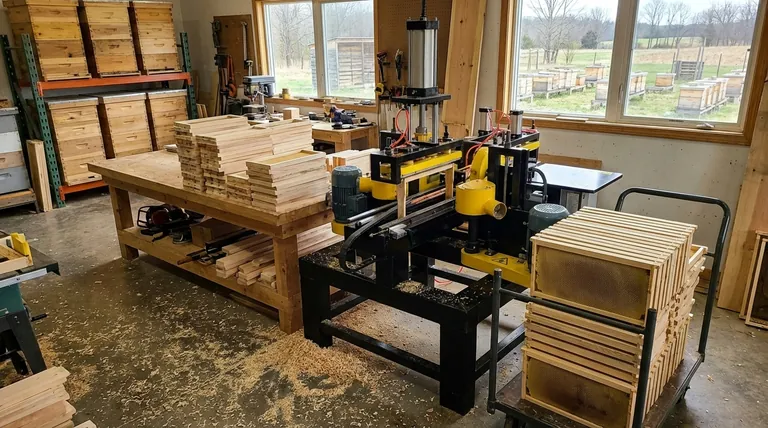 蜂箱组装机在养蜂业中扮演什么角色?通过自动化扩展您的蜂场