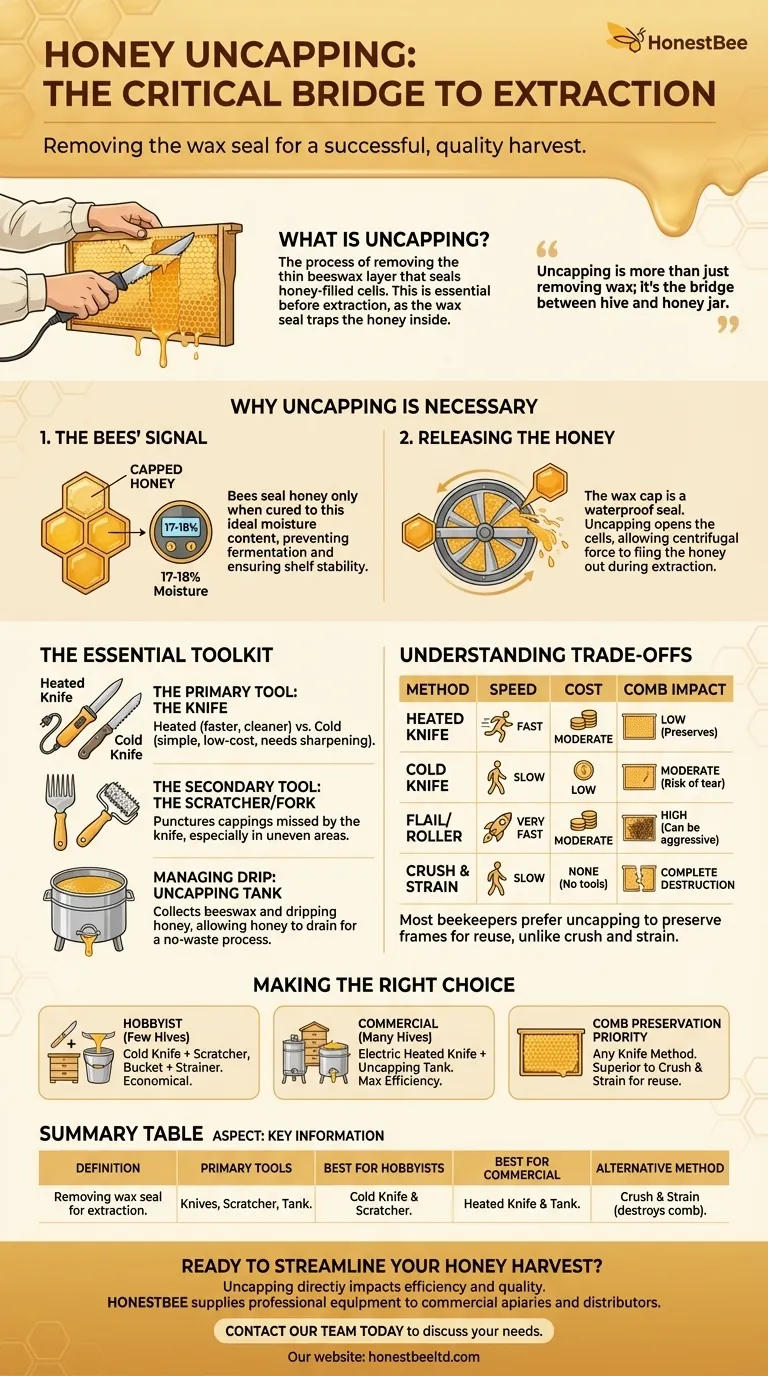 What is uncapping in honey extraction? Essential Steps & Tools for Beekeepers Visual Guide