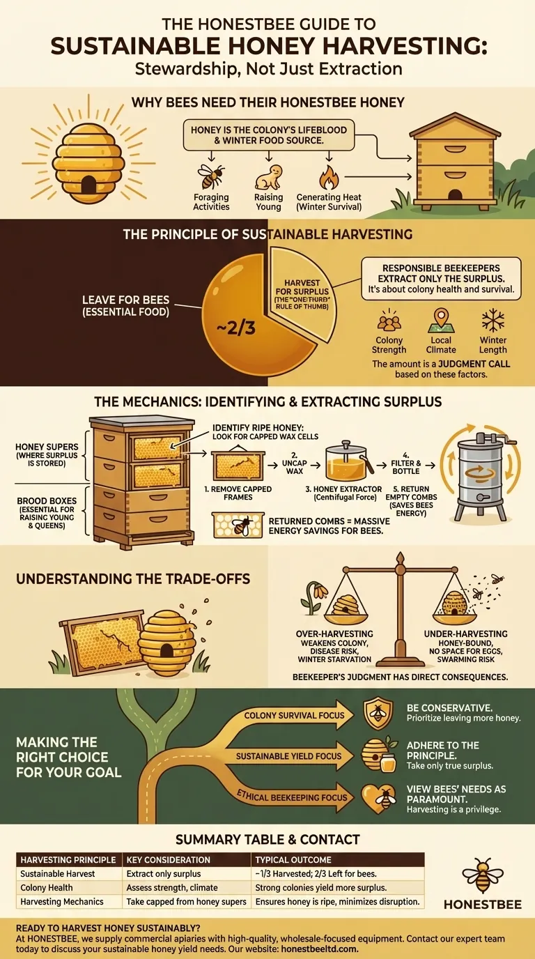 Quanto miele estrae un apicoltore dall'alveare? Una guida alla raccolta sostenibile Guida Visiva