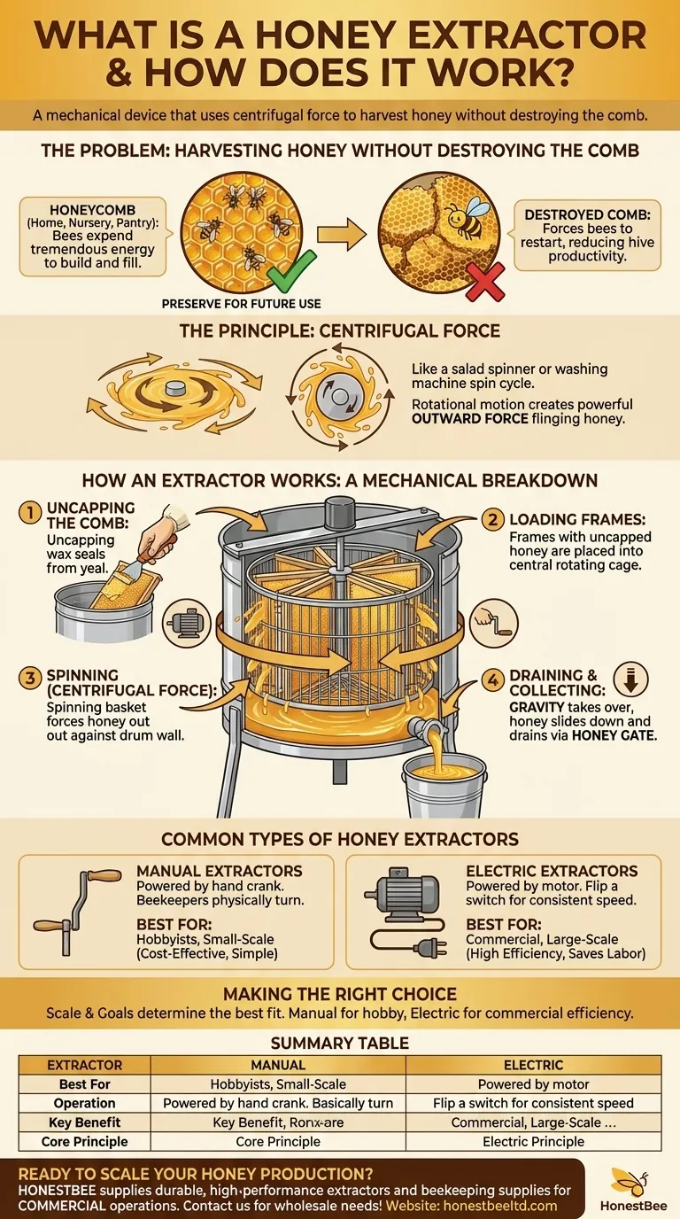 What is a honey extractor and how does it work? Maximize Your Honey Harvest Visual Guide