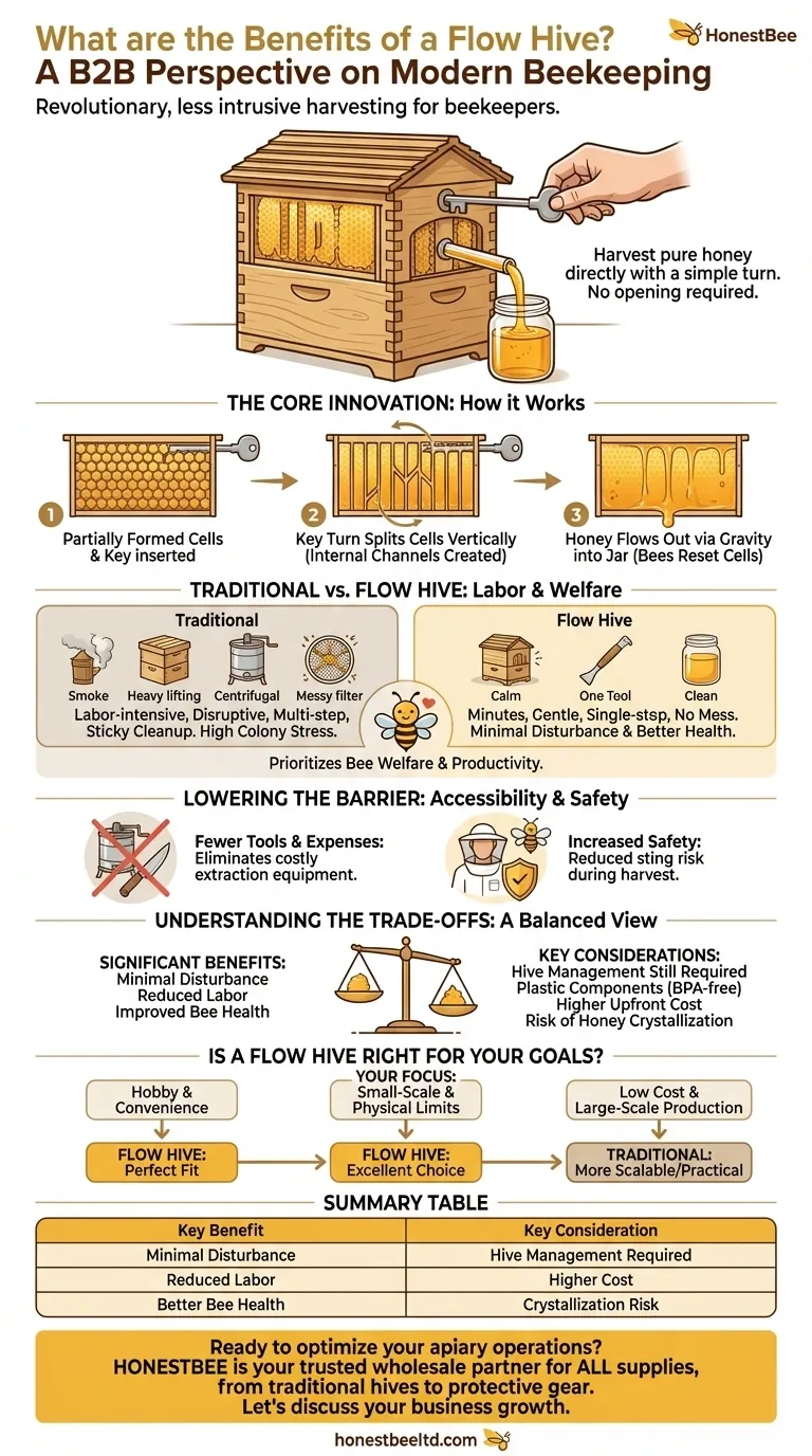 Flow Hive 有哪些好处？轻松便捷地革新您的收获方式 图解指南