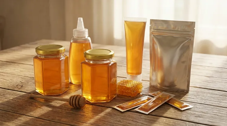 What types of packaging are commonly used for honey? A Guide to Glass, Plastic, and More