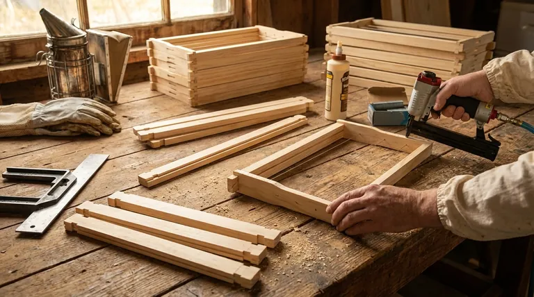 朗氏蜂箱巢框如何组装?耐用蜂箱的分步指南