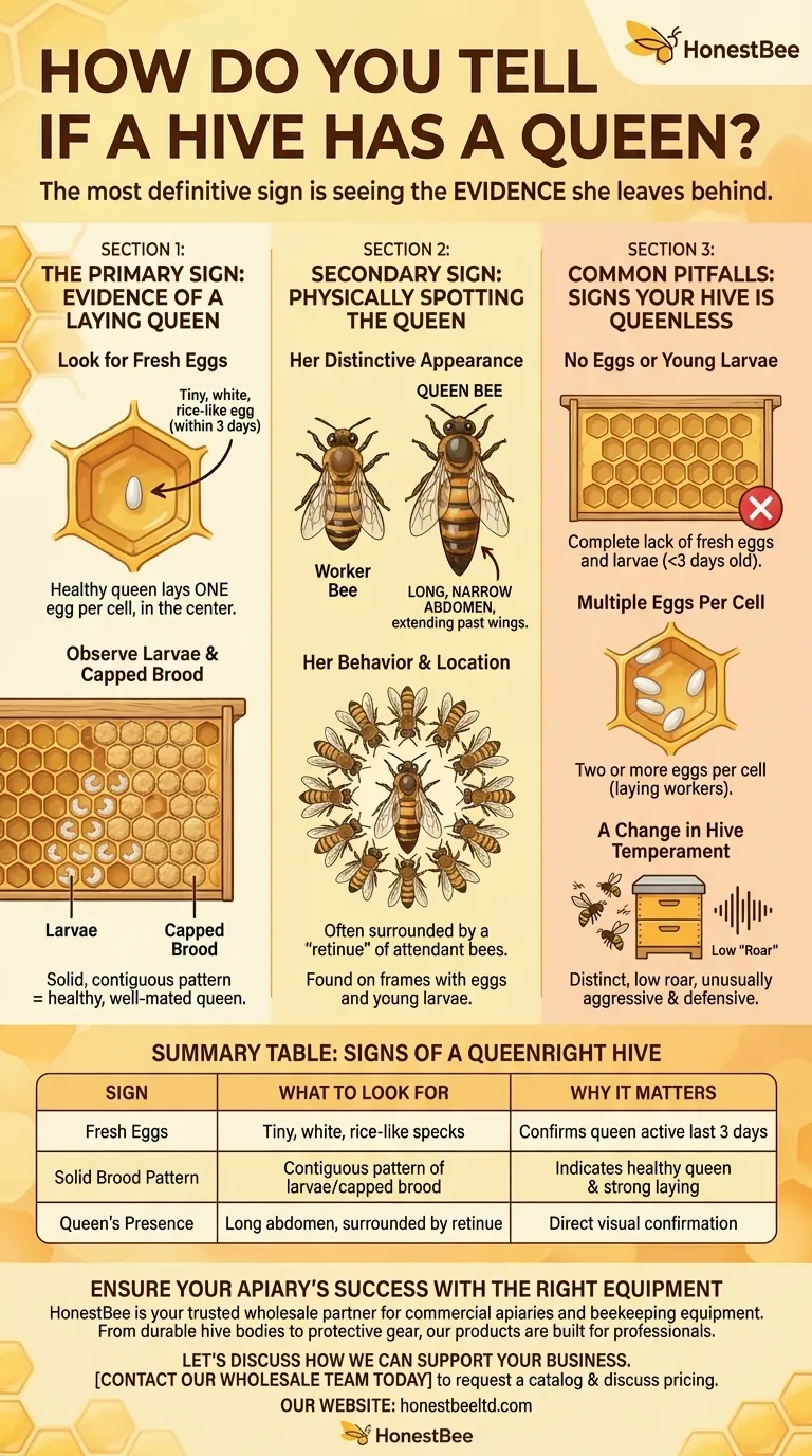 How do you tell if a hive has a queen? Look for These 3 Key Signs in Your Brood Frames Visual Guide