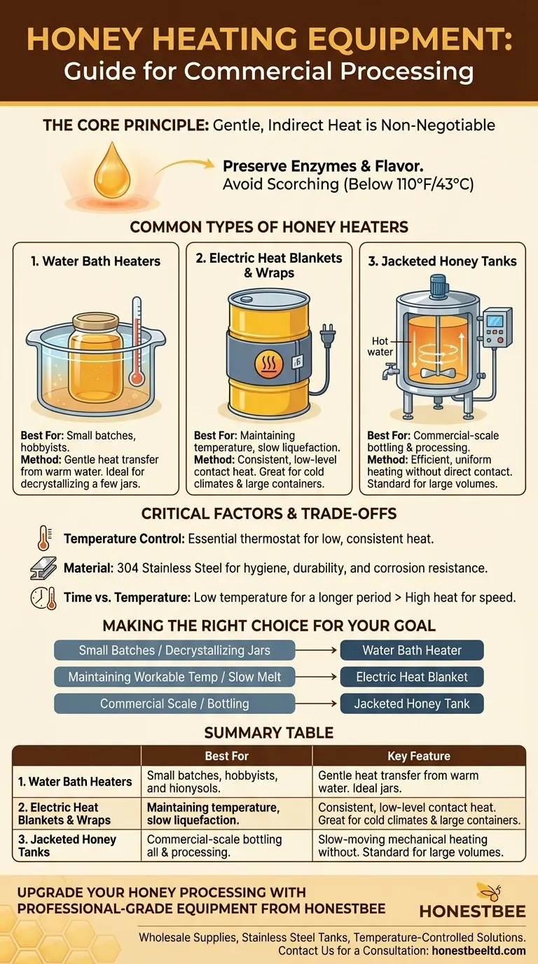 Какие типы оборудования для нагрева меда обычно используются? Выберите правильный нагреватель для сохранения качества меда Визуальное руководство