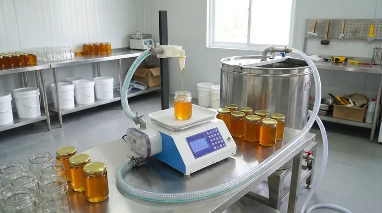 ما هي معدات التعبئة المستخدمة بعد تصفية العسل؟ اختر النظام المناسب لحجم عملك