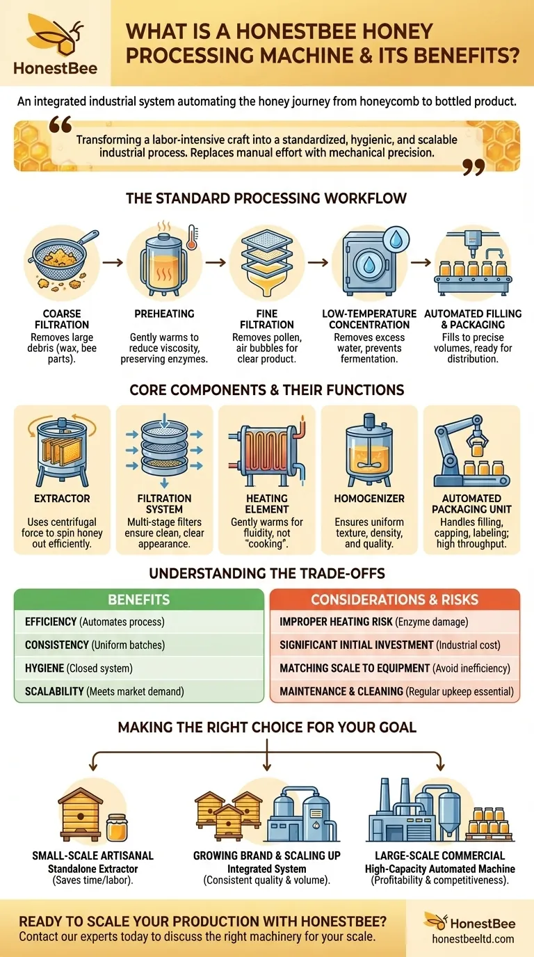 What is a honey processing machine and what are its benefits? Automate & Scale Your Honey Production Visual Guide