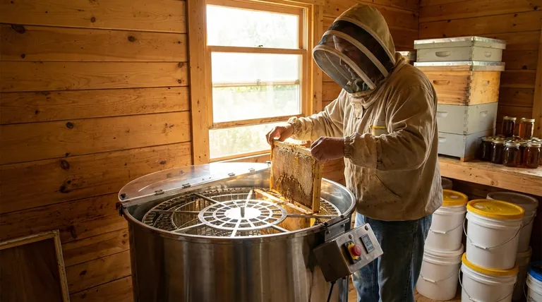 ما هي الأنواع الرئيسية لآلات استخلاص العسل المتوفرة؟ اختر جهاز الاستخلاص المناسب لحجم منحل العسل الخاص بك