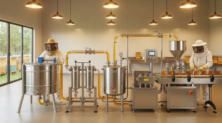 ما هي المكونات الأساسية لآلة معالجة العسل؟ قم بتحسين خط إنتاج العسل الخاص بك