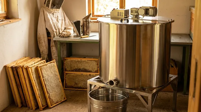 스테인리스 스틸 꿀 추출기의 장점은 무엇인가요? 수확을 위한 뛰어난 내구성과 순도