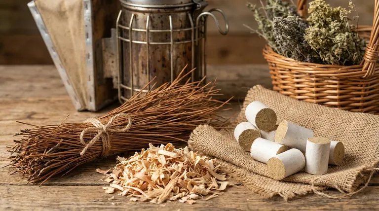 What types of fuel are suitable for a bee smoker? Choose the Best Natural Fuel for a Calm Hive
