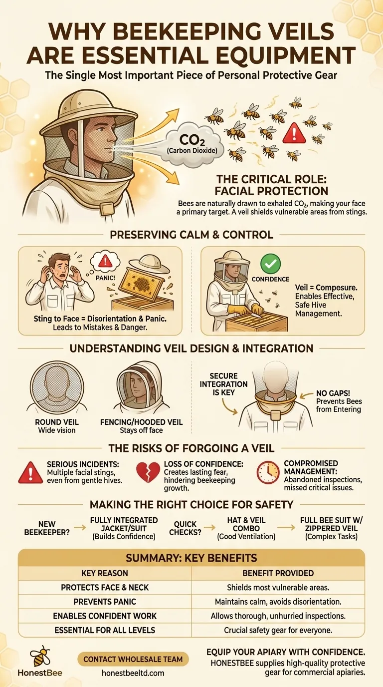 Why are beekeeping veils considered essential equipment? Protect Your Face and Confidence Visual Guide