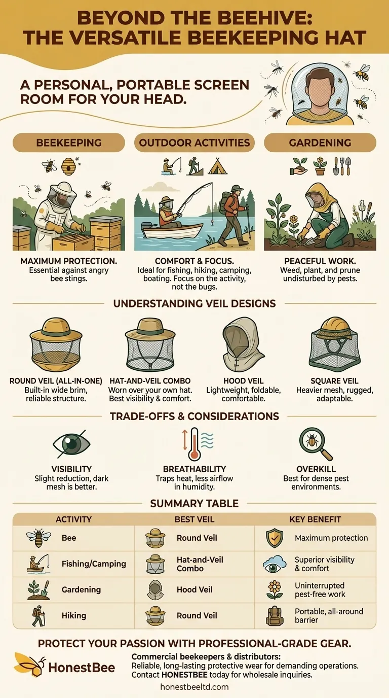 What activities is the beekeeping hat suitable for? Beyond the Hive for Ultimate Outdoor Protection Visual Guide