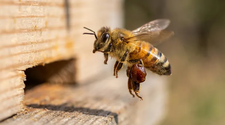 How do honey bees transport the resins back to the hive? Unpacking the Laborious Journey to Propolis
