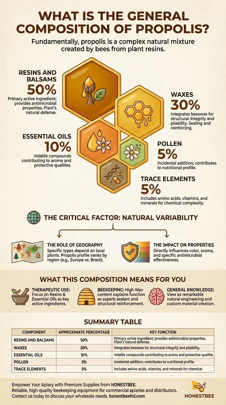 蜂胶的总体组成是什么？蜜蜂建筑材料的详细分解 图解指南