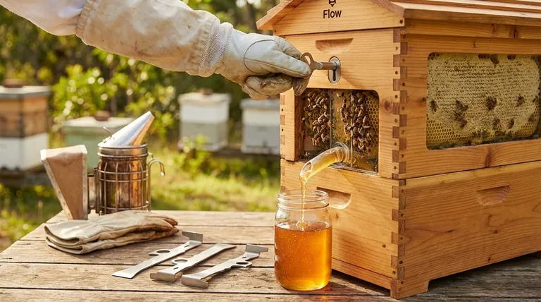 Flow Hive 的原理是什么?一种温和的、即时取蜜的收获系统