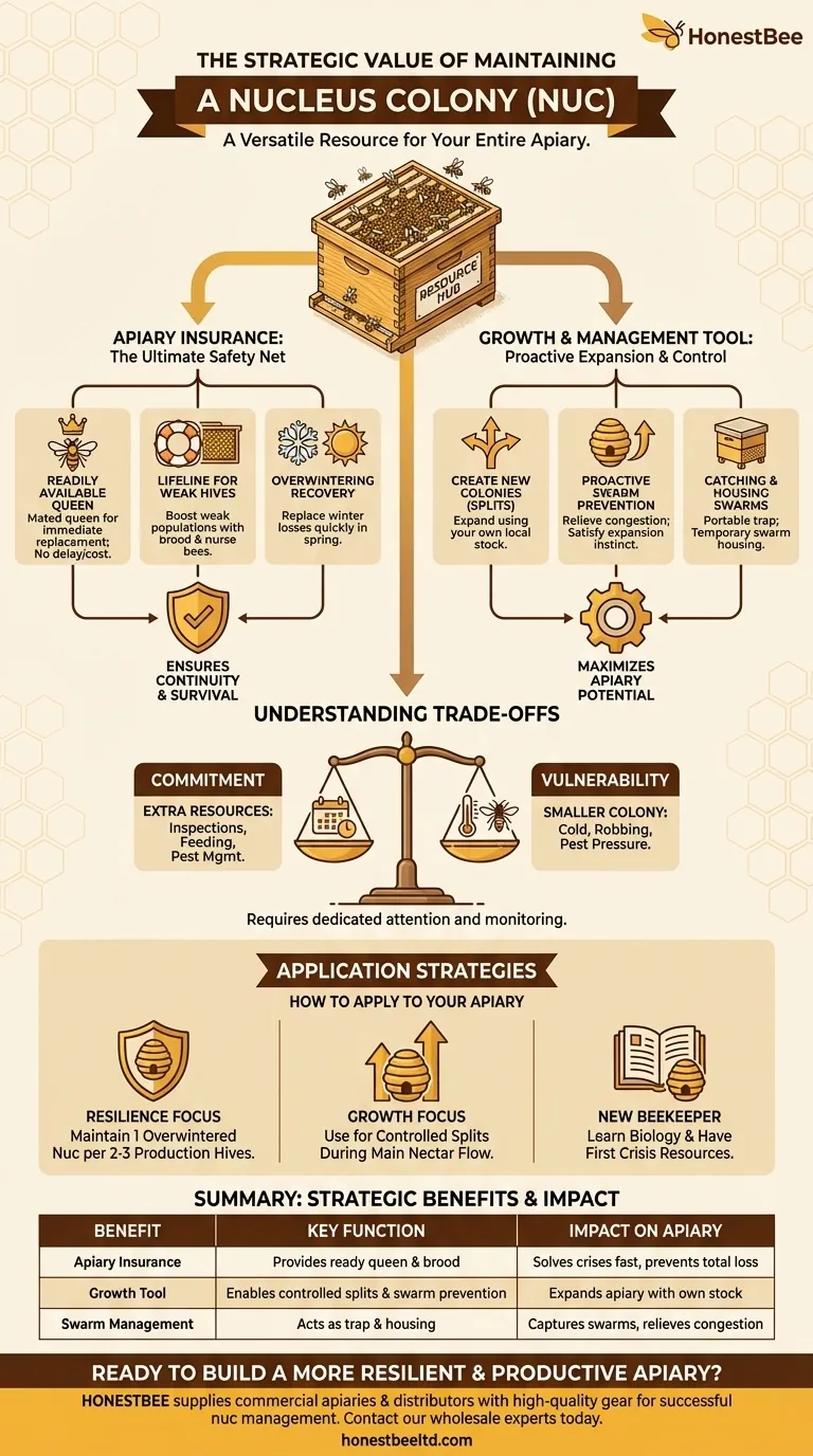 What are the benefits of maintaining a nuc in beekeeping? Gain Control and Resilience for Your Apiary Visual Guide
