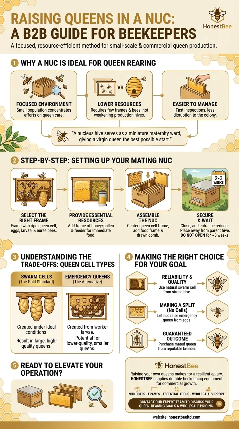 How can you raise queens in a nuc? A Simple Guide for Reliable Queen Production Visual Guide