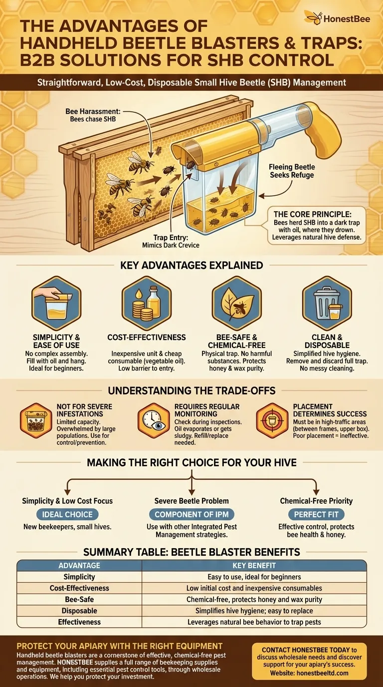 Каковы преимущества ручных бластеров и ловушек для жуков? Простая, бехимическая защита улья Визуальное руководство