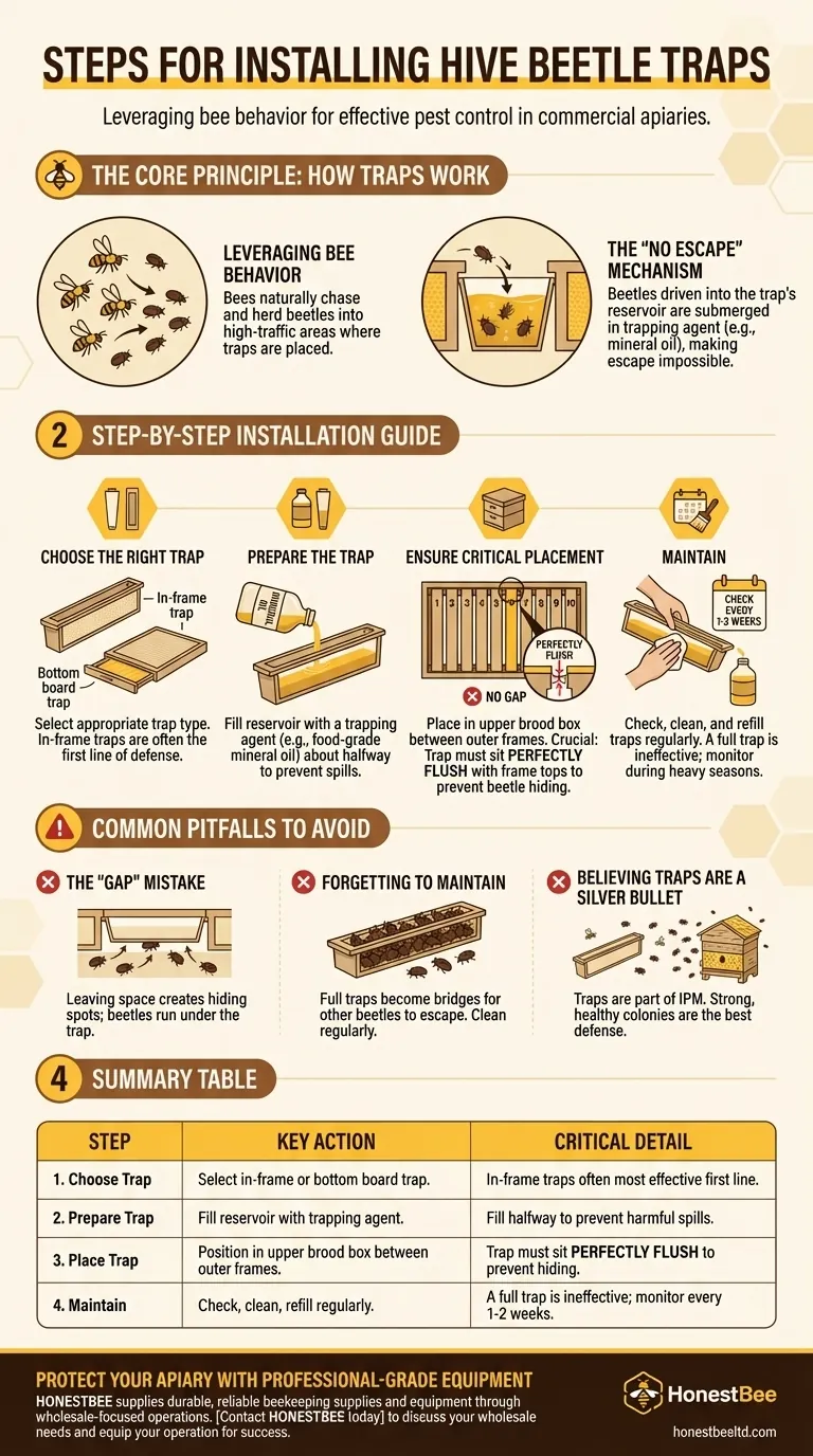 벌집 딱정벌레 트랩 설치 단계는 무엇인가요? 효과적인 딱정벌레 방제를 위한 가이드 시각적 가이드
