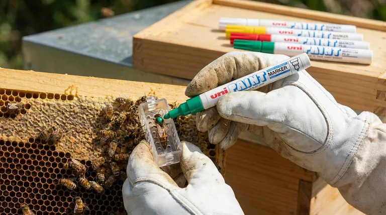 如何记住蜂王标记颜色的顺序?掌握“你养绿蜜蜂?”(What You Raise Green Bees?)助记词