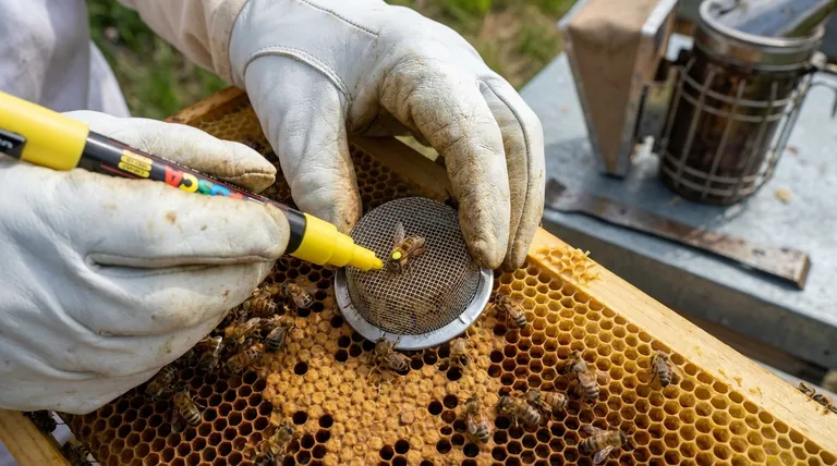 Как поймать и обездвижить пчелу для метки? Освойте безопасное обращение с маткой для вашей пасеки