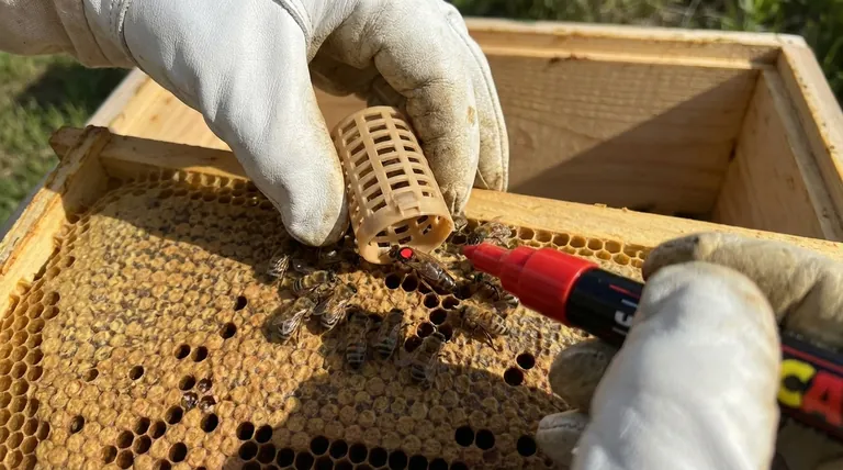 Cosa dovresti fare immediatamente dopo aver marcato un'ape? Assicurati un segno pulito e duraturo con questo passaggio chiave