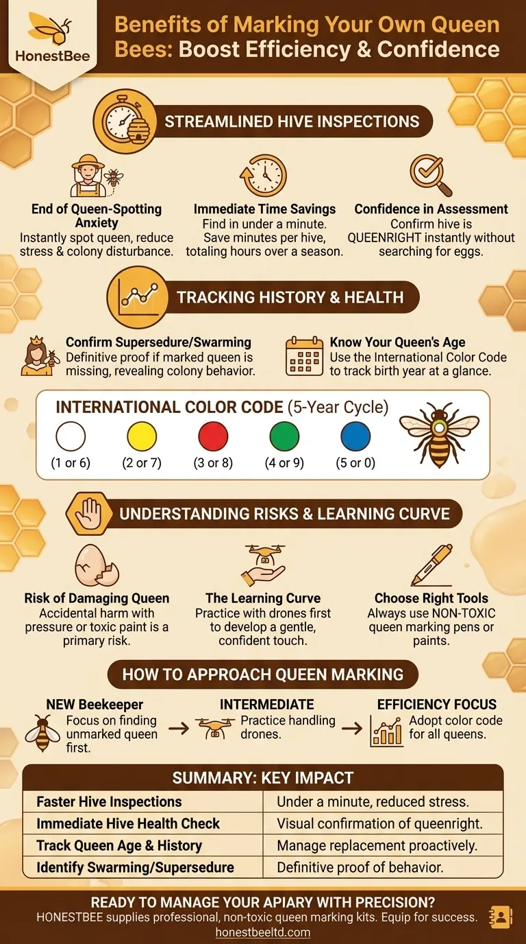 What are the benefits of learning to mark your own queen bees? Boost Your Apiary's Efficiency and Confidence Visual Guide