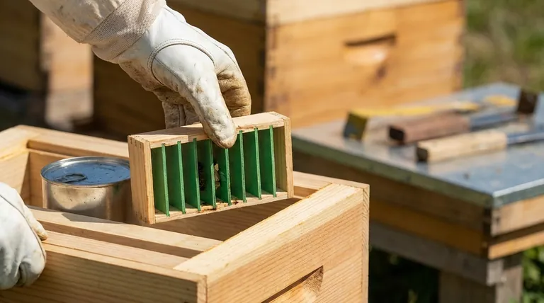 Was ist der erste Schritt bei der Installation einer Paket-Bienenkönigin? Gewährleisten Sie einen reibungslosen und erfolgreichen Start des Bienenstocks
