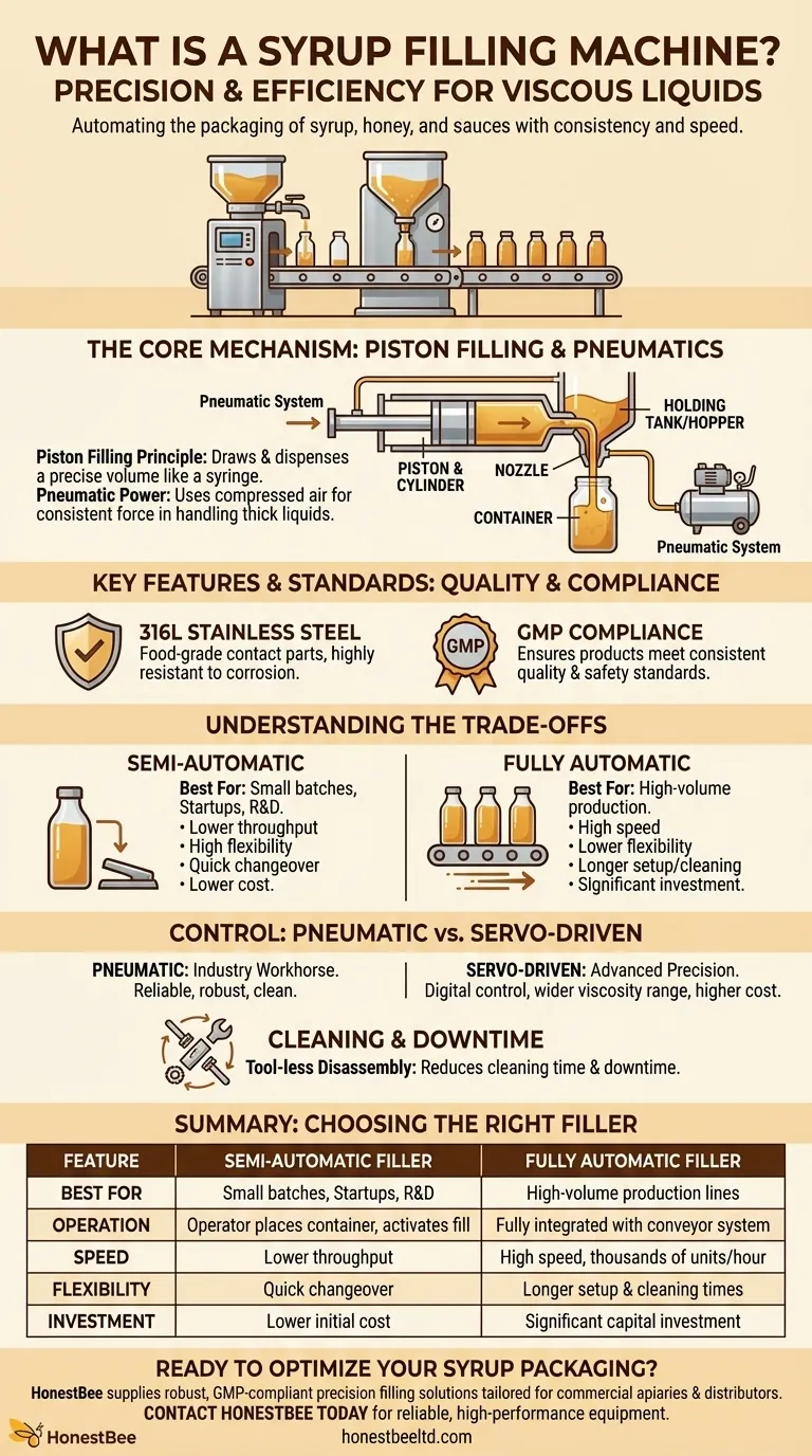 What is a syrup filling machine? Achieve Precision & Speed in Your Packaging Line Visual Guide