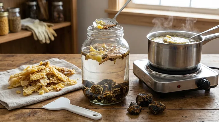 What are the methods for cleaning propolis from hive scrapings? Simple Steps for Pure Propolis