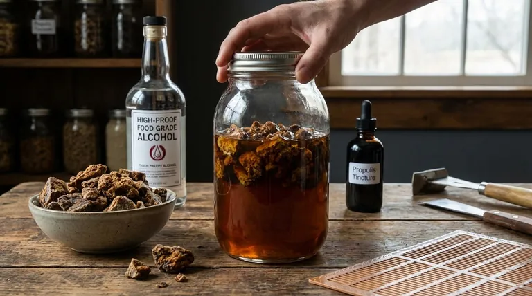 프로폴리스 팅크를 만들 때 고려해야 할 사항은 무엇인가요? 고품질 추출물 가이드