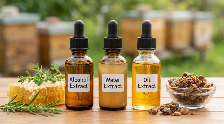 What are the advantages of different propolis extract types? Select the Right Formula for Your Goal