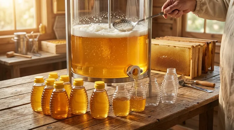 How long do you let honey sit before bottling? Achieve Crystal-Clear Honey for Your Business