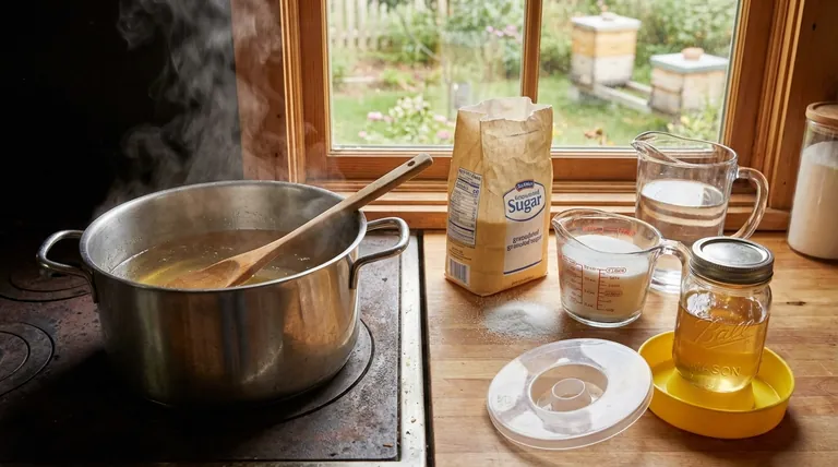 벌을 위한 설탕 시럽은 어떻게 준비해야 하나요? 번성하는 벌통을 위한 비율 마스터하기