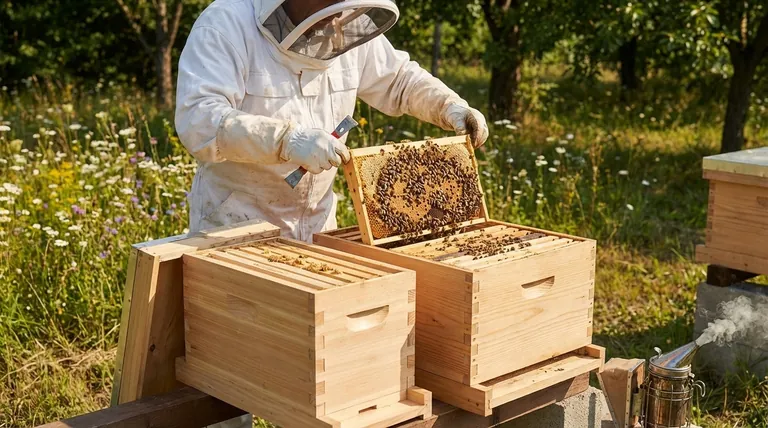 How should the transfer of bees from the nuc box to the hive be performed? A Step-by-Step Guide for a Strong Colony