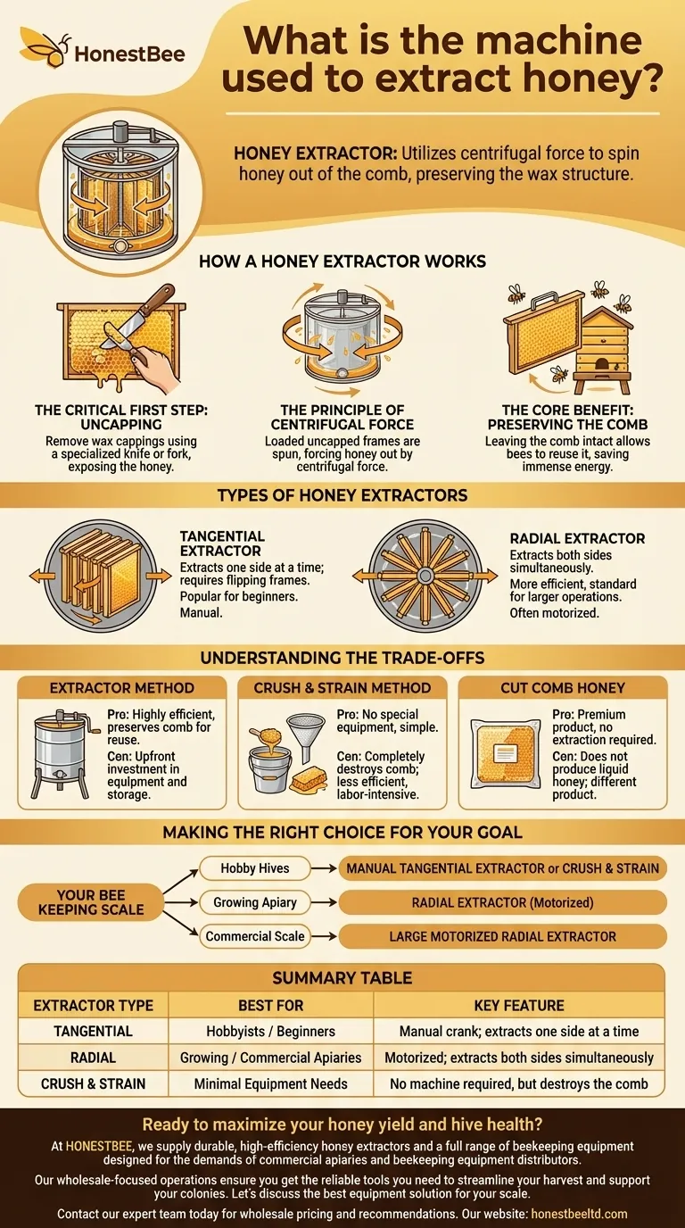 꿀을 추출하는 데 사용되는 기계는 무엇입니까? 양봉장에 적합한 추출기 선택하기 시각적 가이드