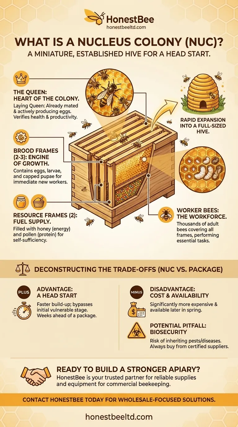 What is the composition of a nucleus colony? A Complete Breakdown for Beekeepers Visual Guide
