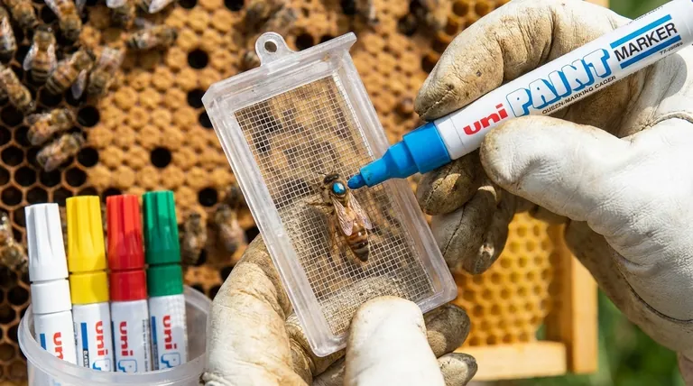 How does the color coding system for queen bees work? Master Hive Management with the 5-Year Cycle