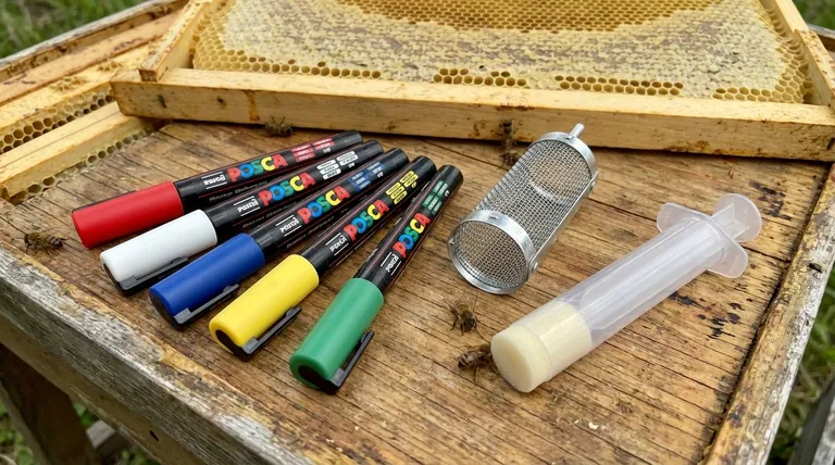 What tools are commonly used for marking queen bees? A Guide to Safe and Effective Marking