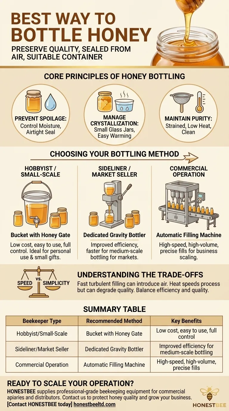 Quelle est la meilleure façon d'embouteiller le miel ? Préserver la qualité et maximiser votre récolte Guide Visuel