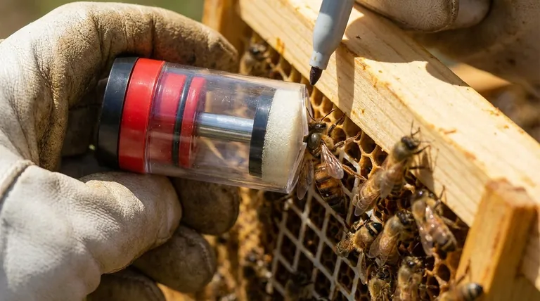 使用单手蜂王捕捉器时应注意哪些事项？安全捕捉并标记您的蜂王