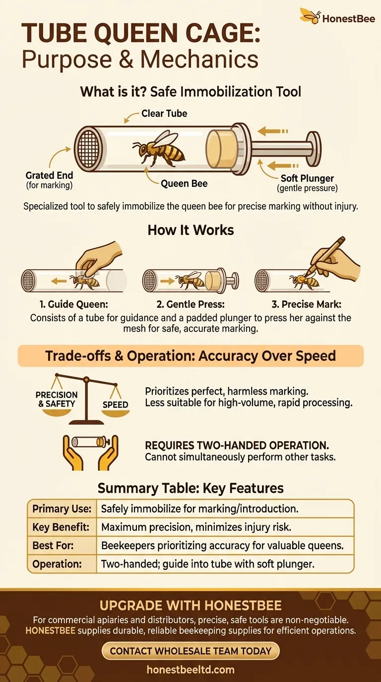 Что такое трубчатый клеточка для матки и как она используется? Руководство по безопасному мечению маток Визуальное руководство